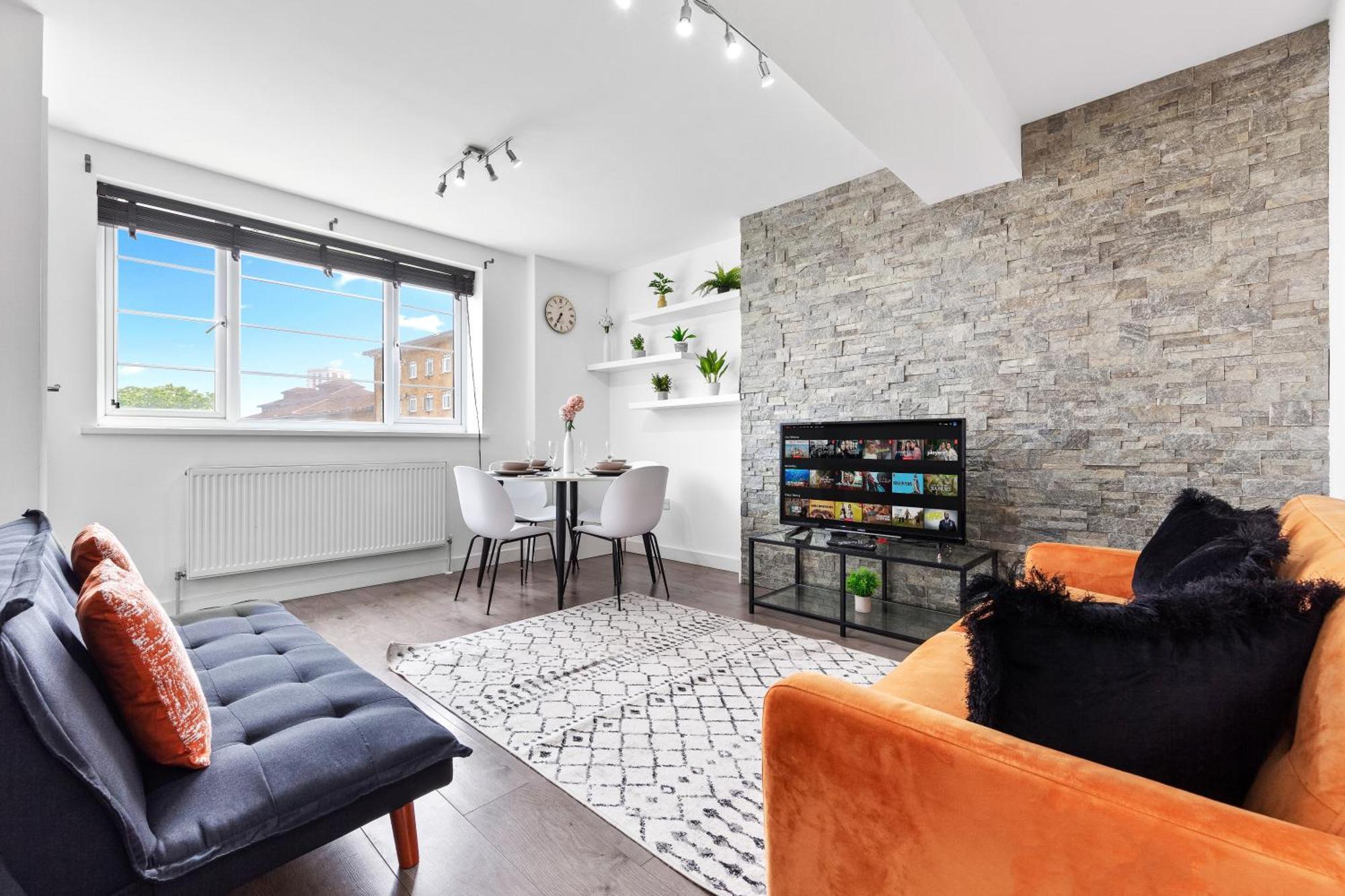 Central London Two Bedroom Serviced Apartment - Nine Elms Luxury Stay - Vauxhall & Westminster Экстерьер фото